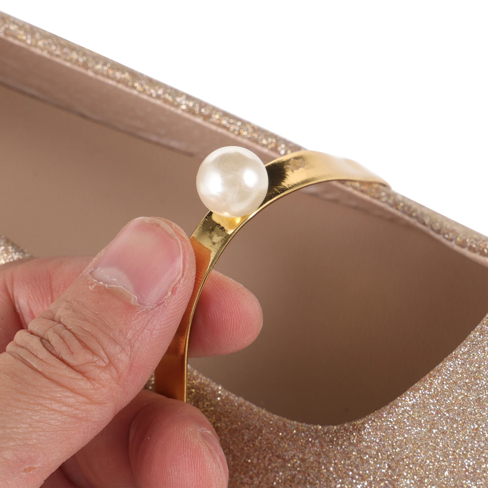 

Pearl Pumps Nude Shoes Woman Single Pointed for Women Dressy Sandals Wall Clock Office