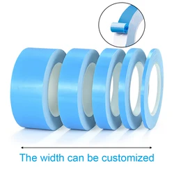 80mm Wide Transfer Heat Tape Double Sided Thermal Conductive Adhesive Tape for Chip PCB CPU LED Strip Light Heatsink 25M/Roll