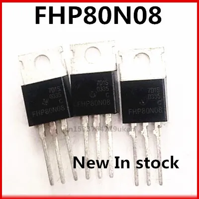 Original 4PCS/lot FHP80N08 80N08 80A/80V TO-220 New In stock
