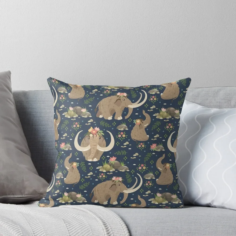 Cute mammoths Throw Pillow Pillowcases Cushion Covers Sofa christmas pillow case Pillowcases pillow