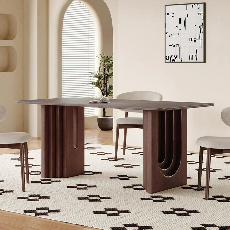 Mesa de Maquillaje, Mesa de Comedor, Mesa de Café Moderna de Madera, Mesa de Cocina, Escritorio para Sala de Estar, Mesa de Comedor, Conjuntos de Muebles de Jardín