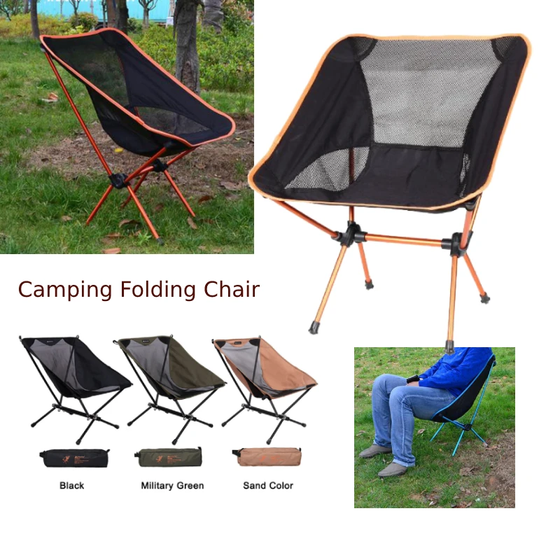 

Portable Folding Chair Ultralight High Quality Outdoor Travel Camping Chair Beach Hiking Picnic Seat Garden Fishing Chair