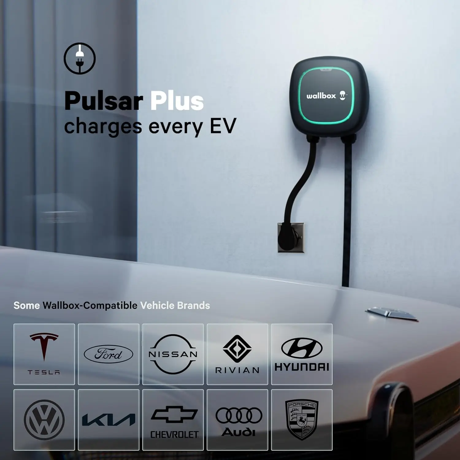 Wallbox Pulsar Plus Level 2 Smart Charger Voor Elektrische Voertuigen