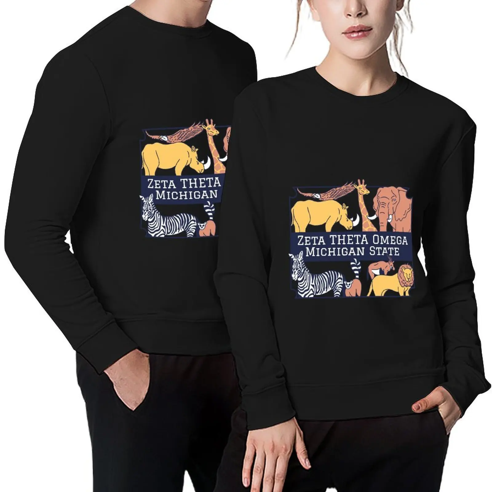 

ZTO Zoo Animals Pullover korean clothes men clothes men's winter sweater autumn new hoodies and sweatshirts