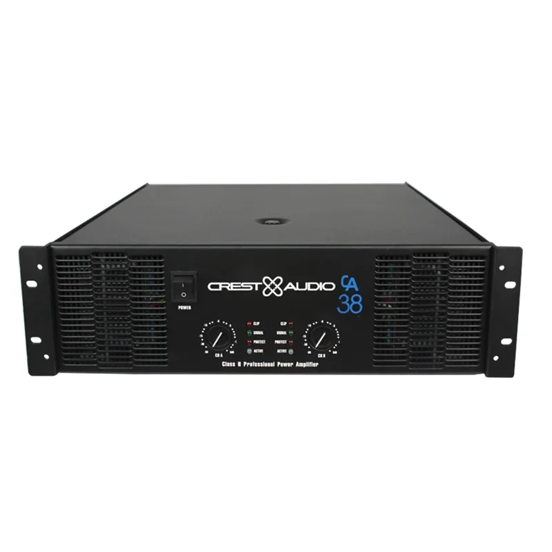 CA38 Professional Power Amplifier Pure Power Amp (3u) KTV/Stage/Home Entertainment KTV 8Ohm 2600W*2/4Ohm 5200W*2