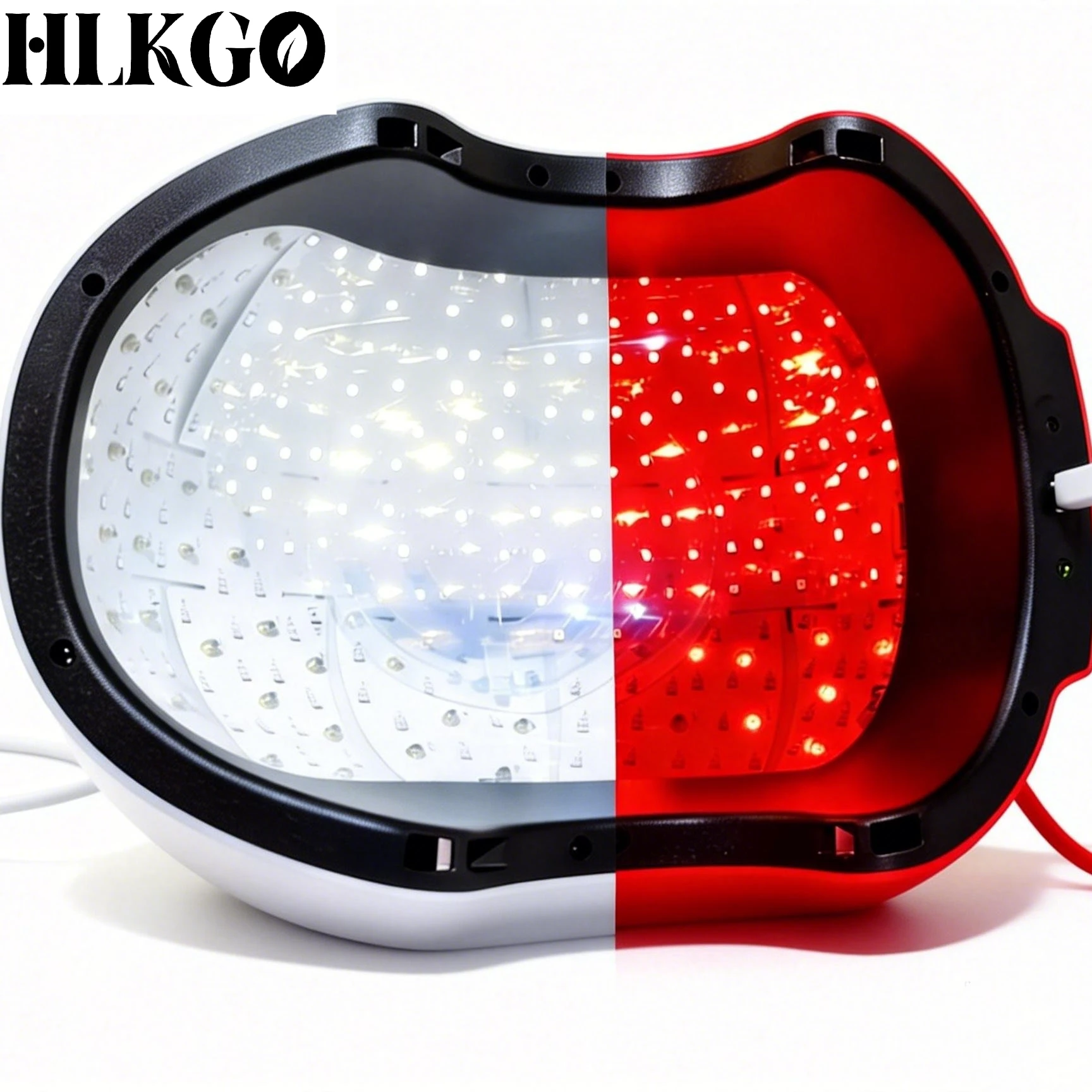 

Dual Control Hair Growth Cap Remote & Button Operation Customizable Modes for Different Scalp Areas & Needs