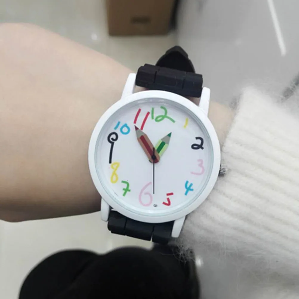 

Digital Pencil Watch Cartoon Children Creative Fashion Kids Silicone Wrist Watches