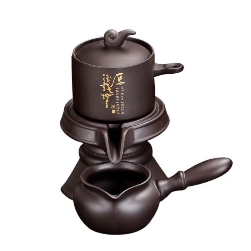 

Purple sand tea set Household high-end ceramic teapot Tea tray full set