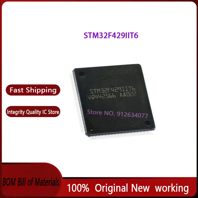 1PCS~10PCS/LOT STM32F429IIT6 STM32F429 LQFP176 100% brand new original