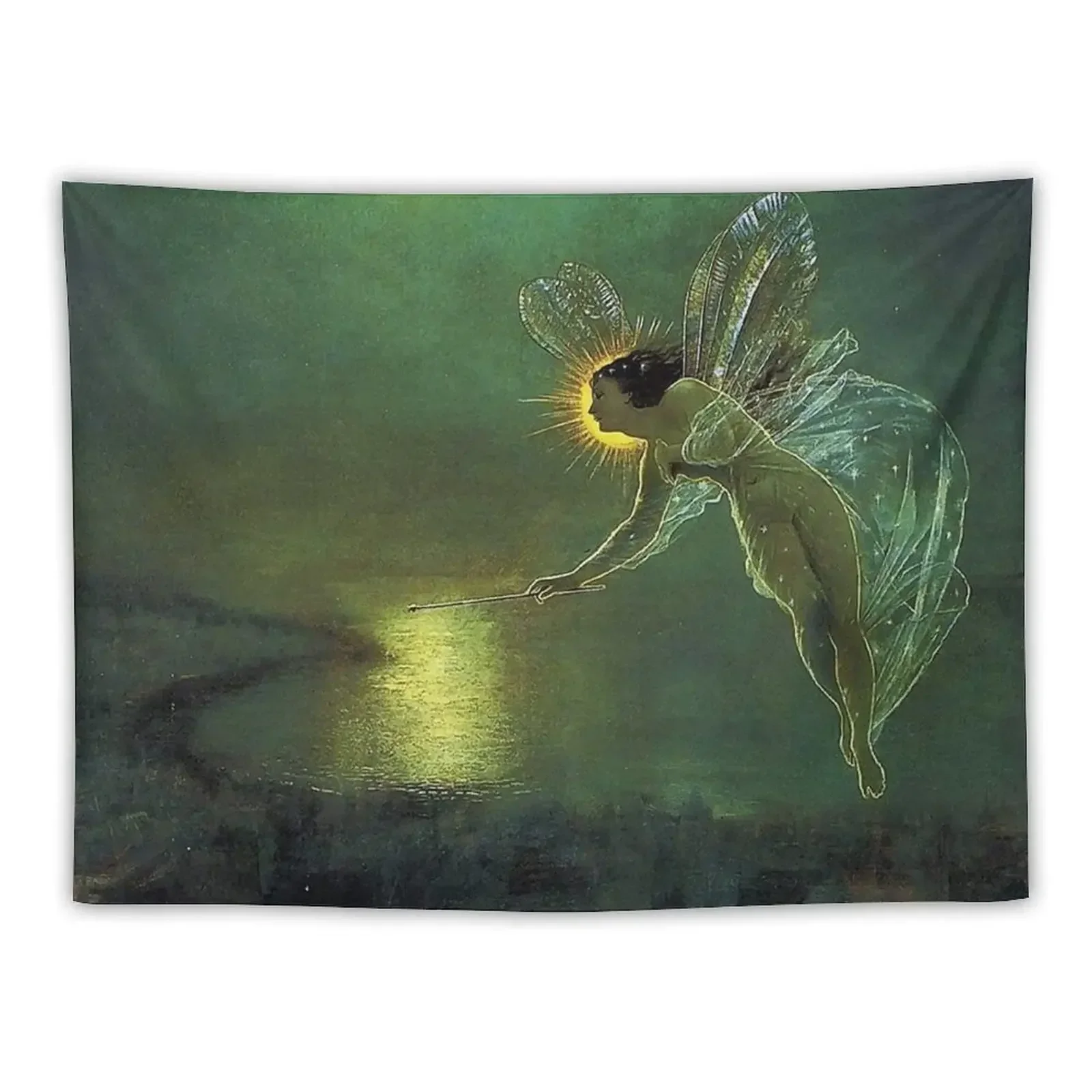 

SPIRIT OF NIGHT - JOHN ATKINSON GRIMSHAW Tapestry Wallpaper Bedroom Decoration For Home House Decoration Tapestry