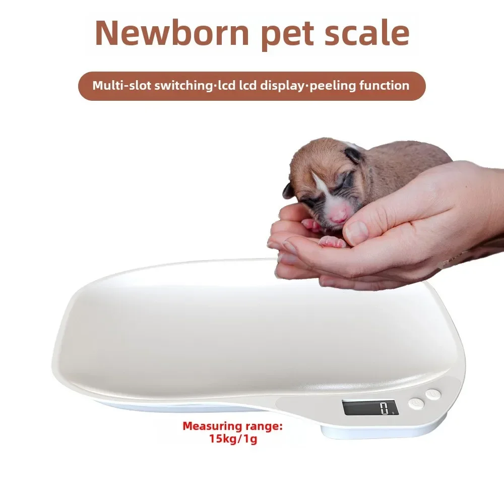 Baking Kitchen Electronic Scale Pet Weigher Animal Cat Dog Scale 15kg Household Cute Pet Weight