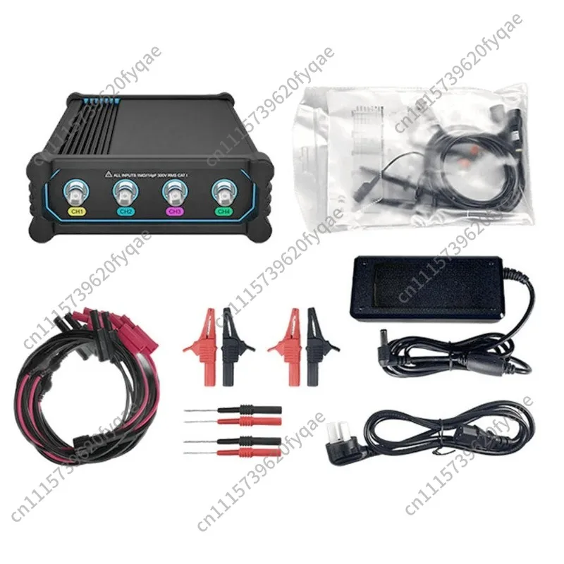 Portable Automotive Oscilloscope VATO2004, 200MHz 4 Channel 1GSa/s Sampling Rate