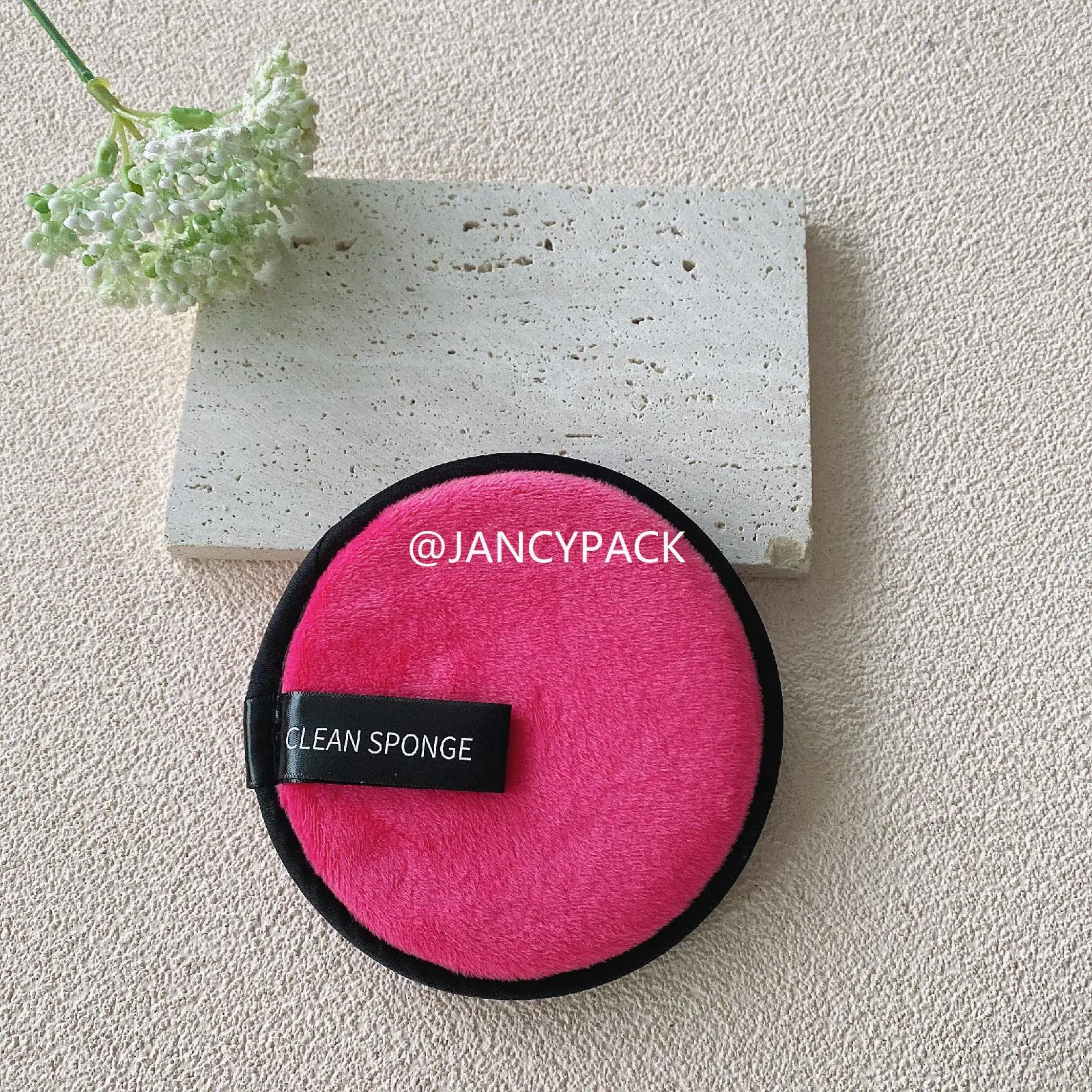 Tampons démaquillants pour le visage et les yeux, bouffantes de nettoyage du visage lavables et réutilisables, tampon bouffant pour mélangeur de maquillage de beauté, 10 pièces