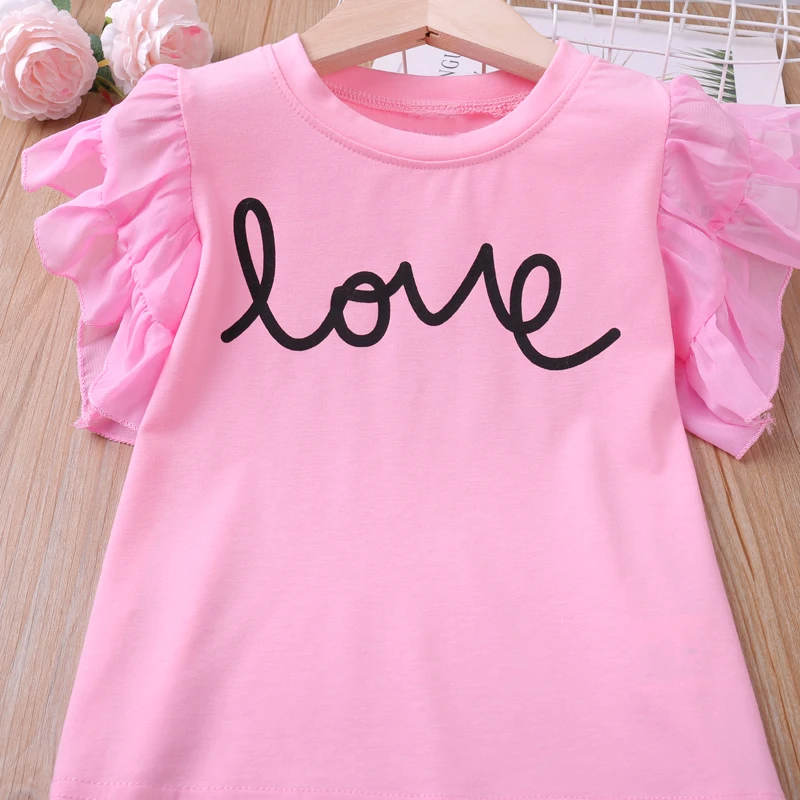 Clothes For Girls Summer Toddler Girls Clothes 2Pcs Outfits Kids Clothing For Girls Tracksuit Suit For Girls Children Clothing