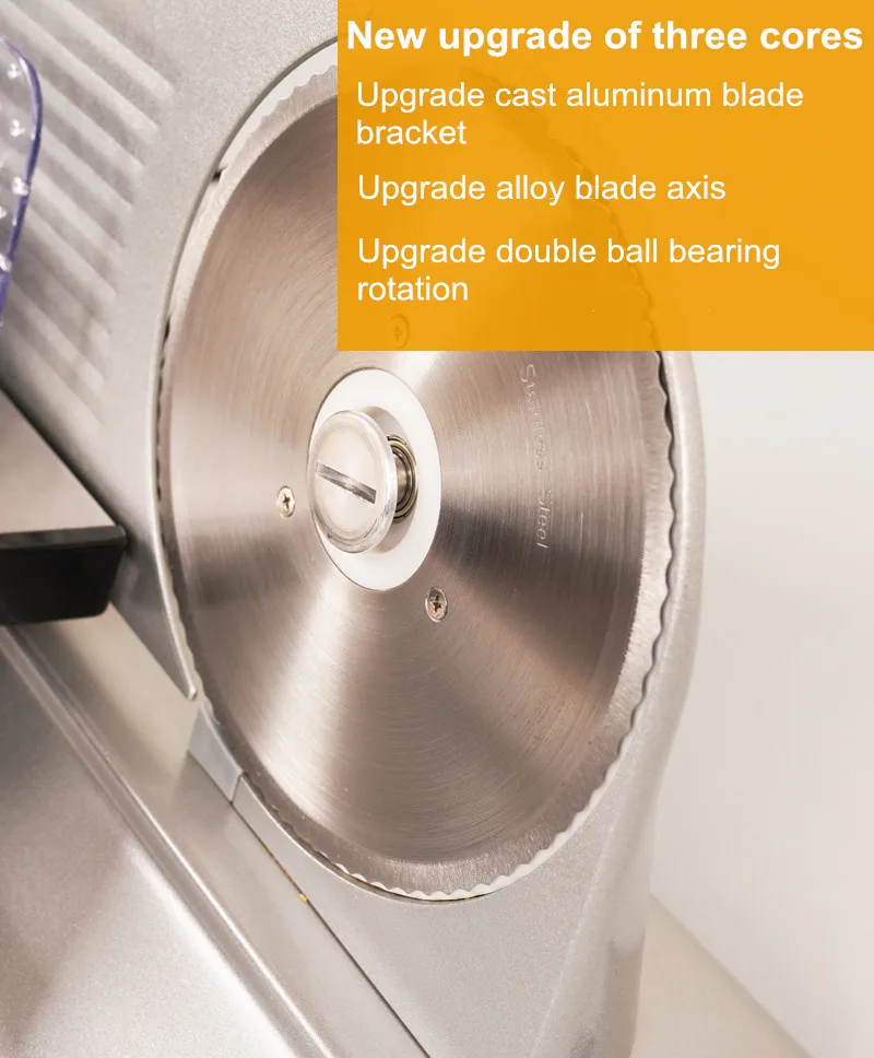 220V Elektrische Fleisch Slicer Hammel Rolle Rindfleisch Cutter Lamm Rollen Gemüse Schneiden Maschine Brot Scheiben Edelstahl Fleischwolf – Detail 2