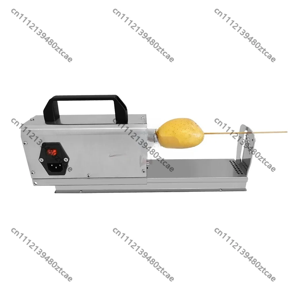 3-in-1 Electric Tornado Potato Slicer, Semi-Automatic Spiral Twister Cutter for Curly Fries & Vegetables