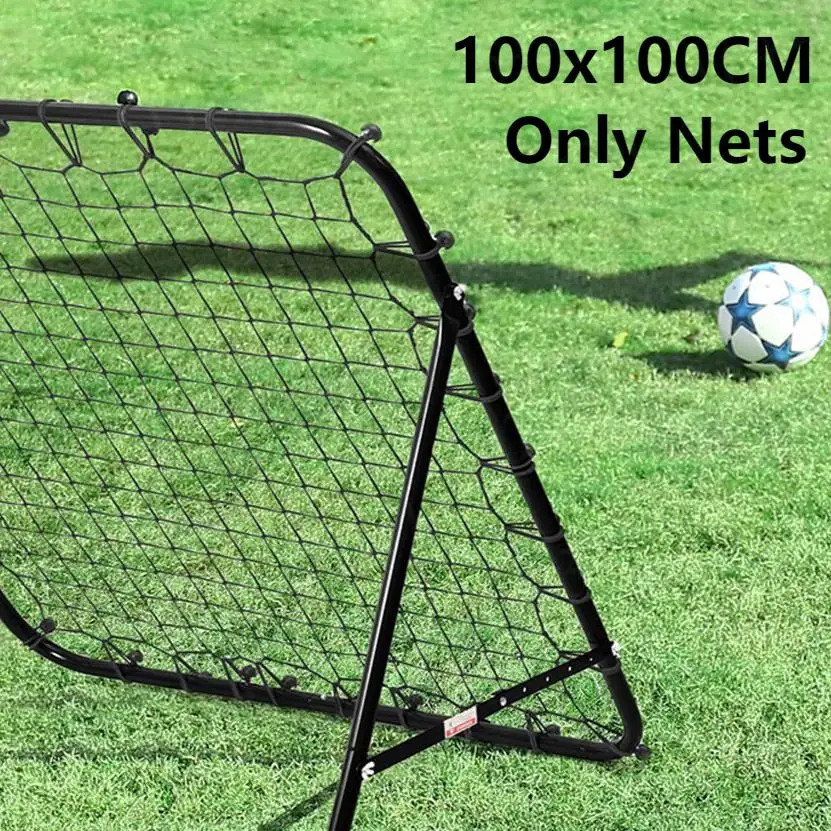 

1/2Pcs Soccer Rebounder Net Kickback Football Practice Net Only Target Goal Rebound Net & 20 Elastic Rope Football Training Aid