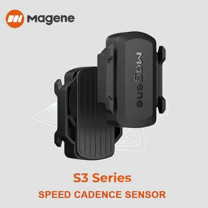自転車スピードケイデンスセンサー,デュアルセンサー,Bluetooth ANT用スピードメーター,H64心拍数モニター,Magene-S3