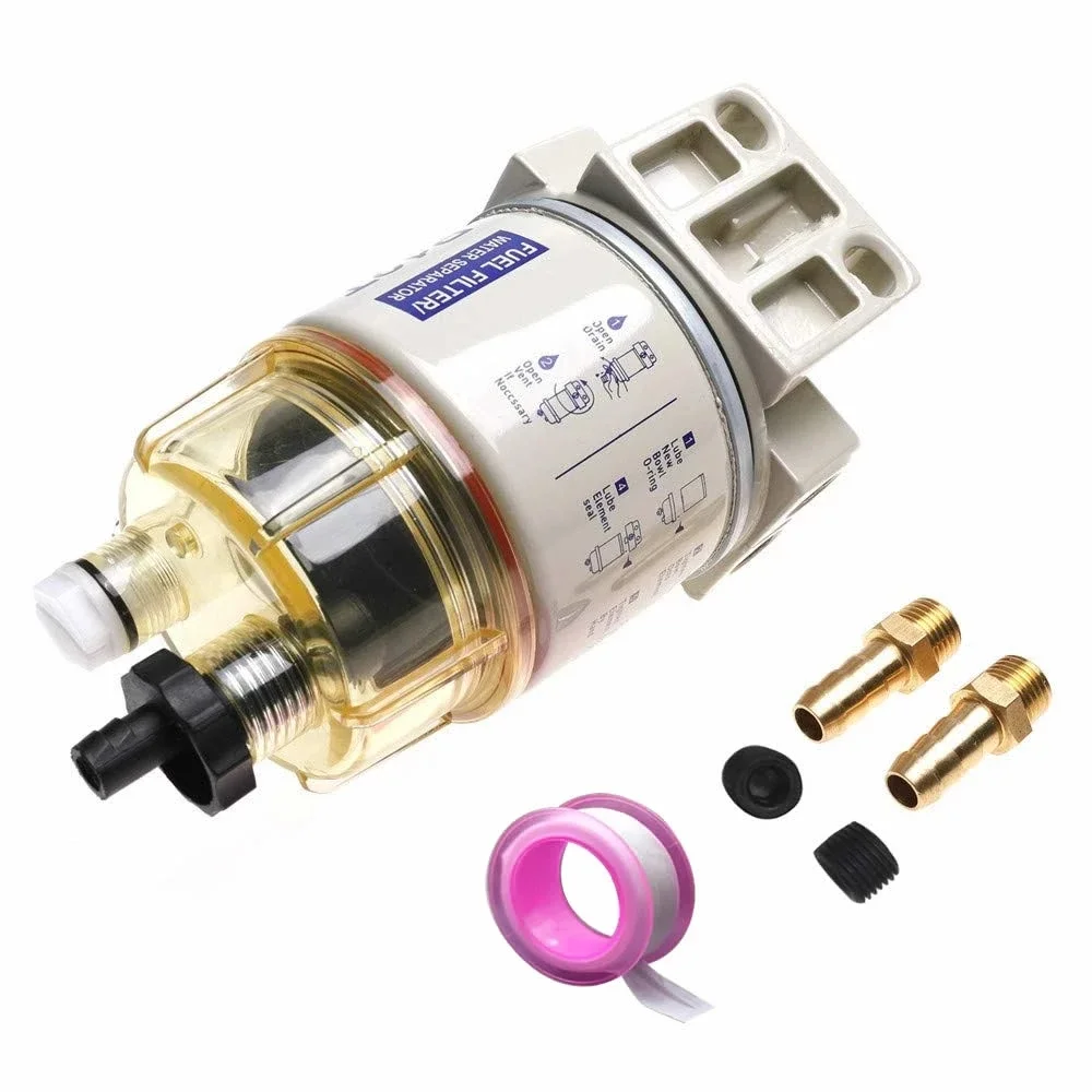 Motor de filtro separador de combustível/água R12T para Racor 140R 120At S3240 Npt Zg1/4-19 Peças automotivas Filtro combinado completo