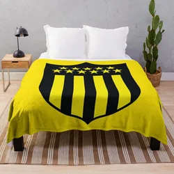 Club Atlético Pe?arol Throw Blanket Weighted Blanket Multi-Purpose Soft Plaid Flannels Blanket