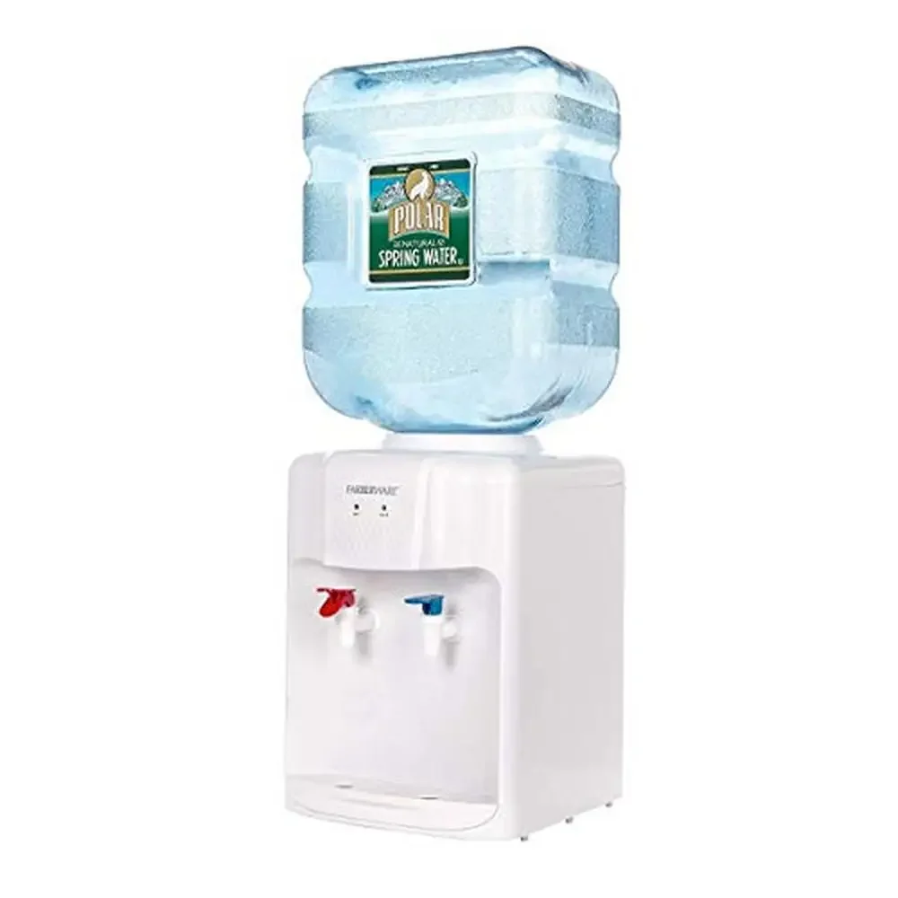 Freestanding Hot Cold Water Cooler Dispenser Detachable Barrel Seat Small Footprint Design Compatible Filtration Systems 5