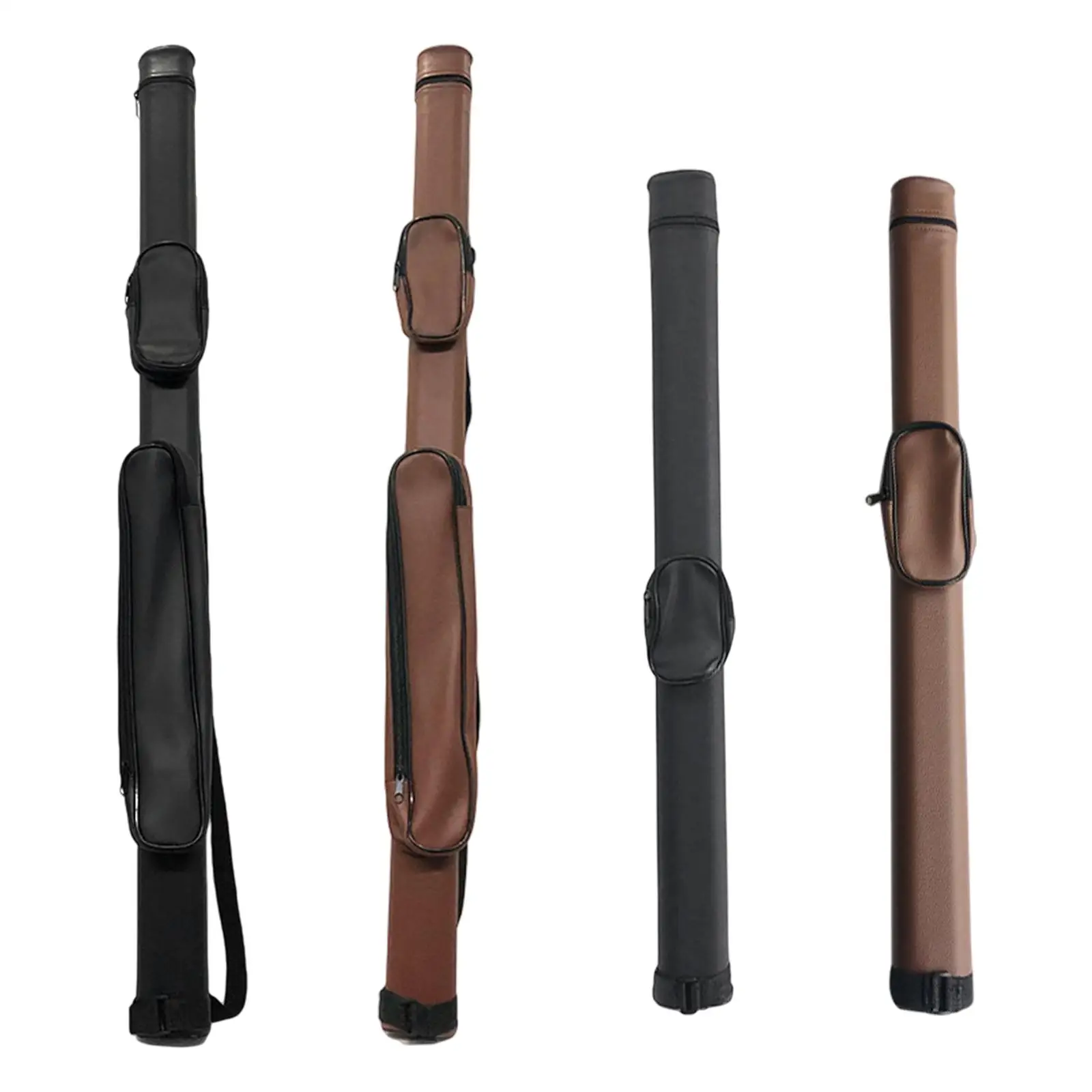 Pool Cue Case with External Pocket Heavy Duty Billiard Stick Carrying Case
