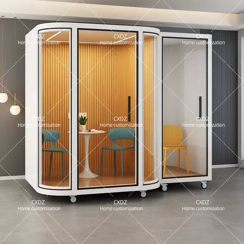 Soundproof Room Household Sleeping Cabin Silent Booth for Piano Live Stream Singing Drum Recording Studio Phone Booth