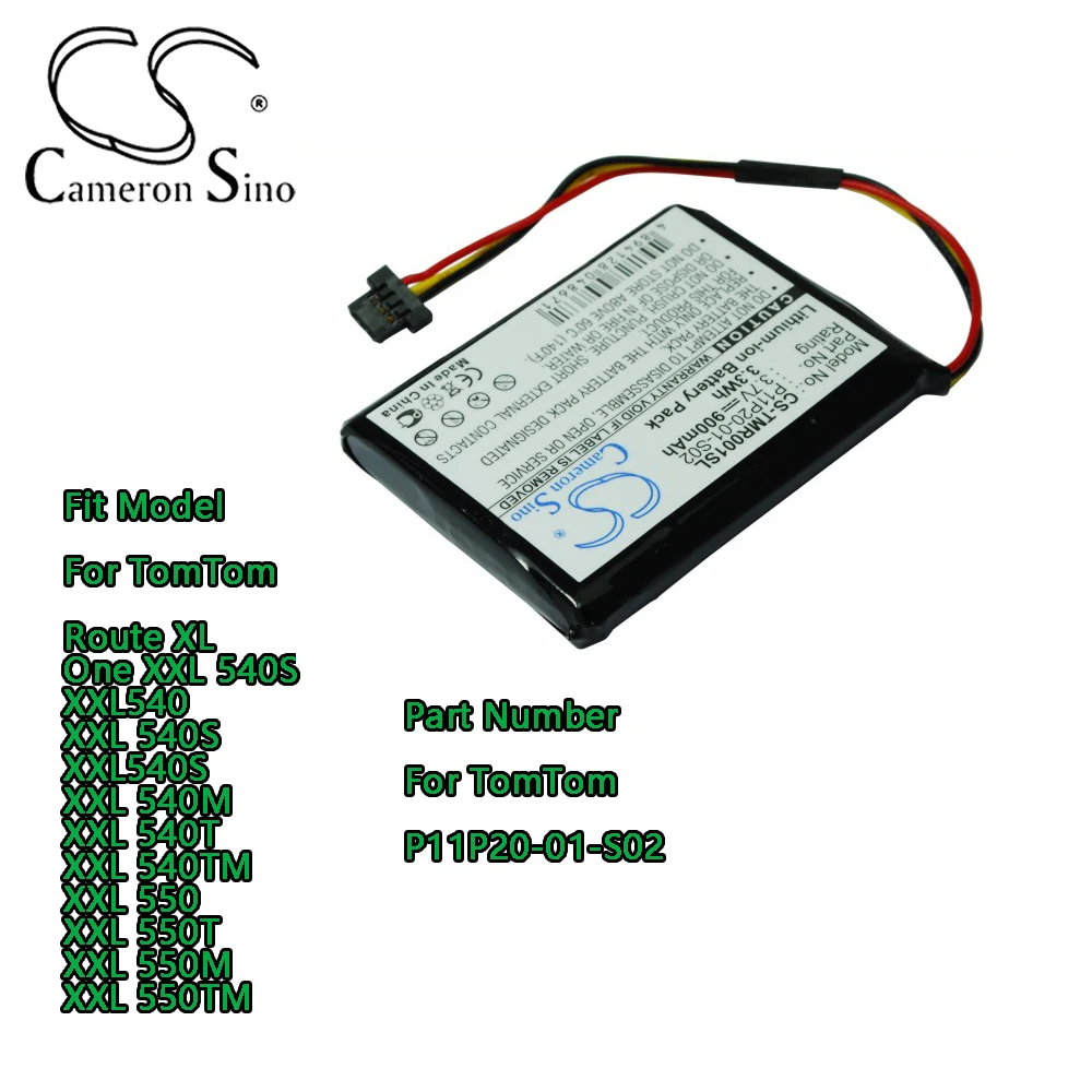 

Cameron Sino GPS, Navigator Battery For TomTom One 140 1EK0.052.02 One 140S US One 140S 4EK0.001.02 GO 600 Go 500 Go 50