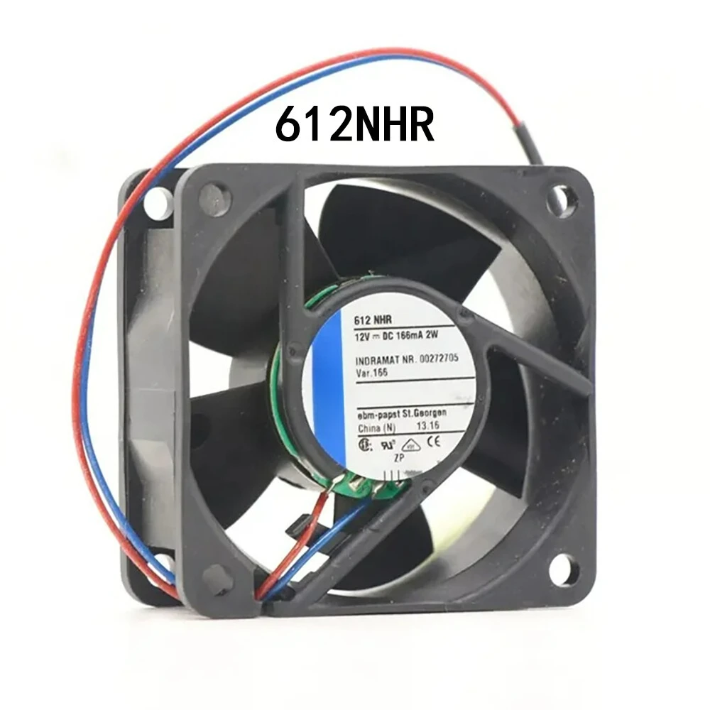 

For Ebmpaps Axial Radiator 60 * 60 * 25mm 612NHR 12VDC 166mA 43 m3/h Silent Cooling Fan -