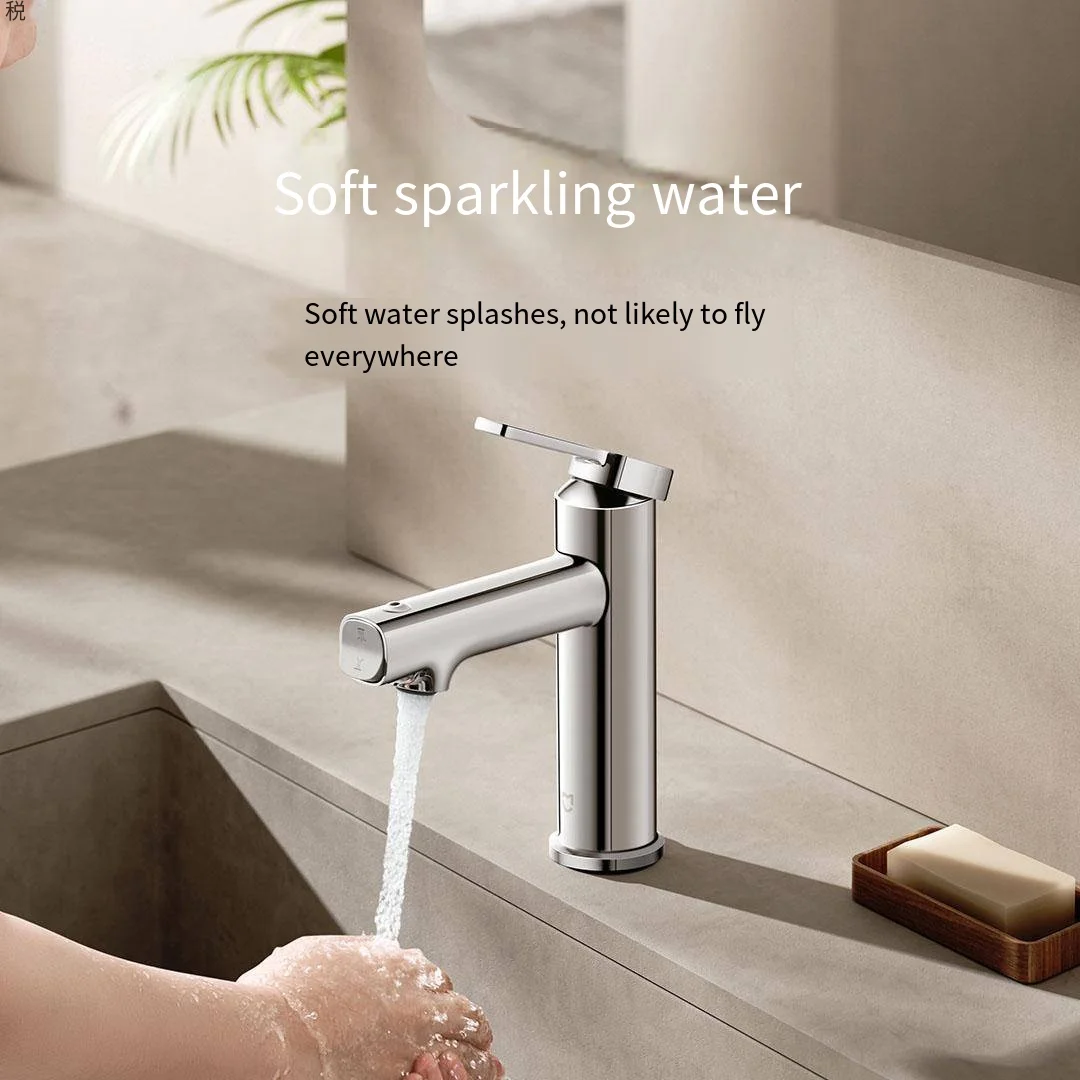 Mijia Xiaomi 스마트 분지의 수도꼭지 N1 가정용 세면기 따뜻한 것과 차가운 물 수도꼭지 분지의 수도꼭지 필터 단일 구멍 수도꼭지