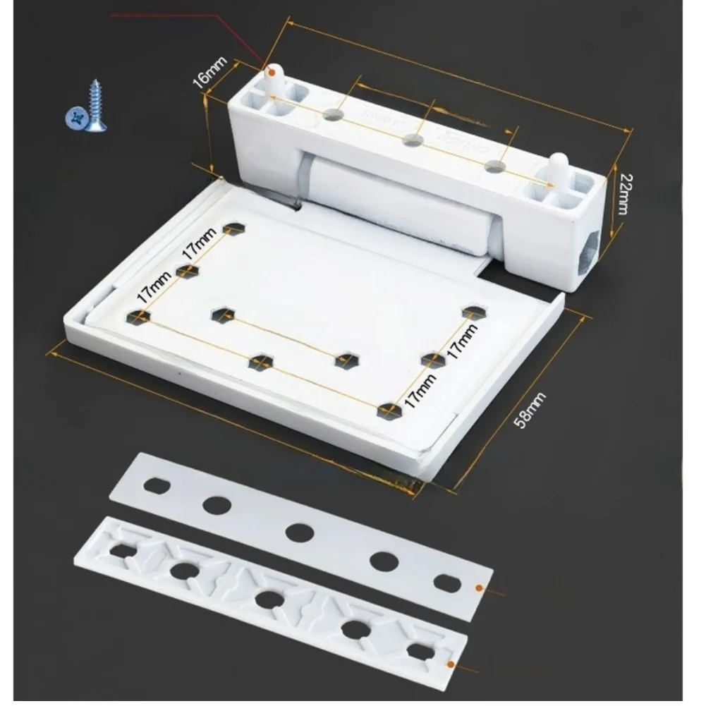 Reinforced UPVC Window Hinge Thickened Steel Butt Hinge Load Bearing Rustproof Casement Door Window Hardware Replacement Fitting