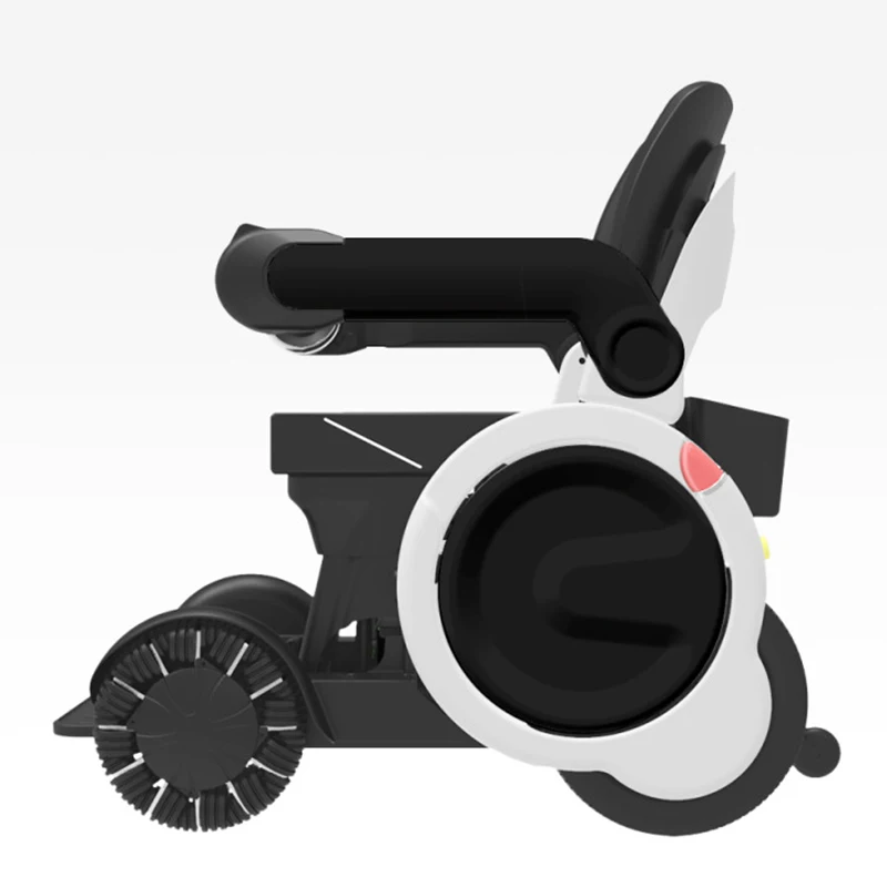 2026 Portable Beach Wheelchair Waterproof Large Rear Wheels Sand Wheelchair for Elderly Disabled Outdoor Use