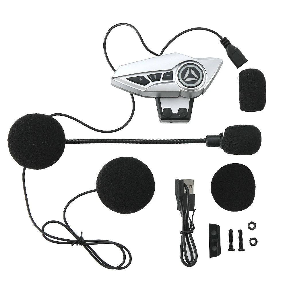 

BT18 Рулетка с управлением вращением колеса Мотоциклетный шлем Гарнитура Bluetooth-совместимые беспроводные наушники 5.3 Наушники IP67