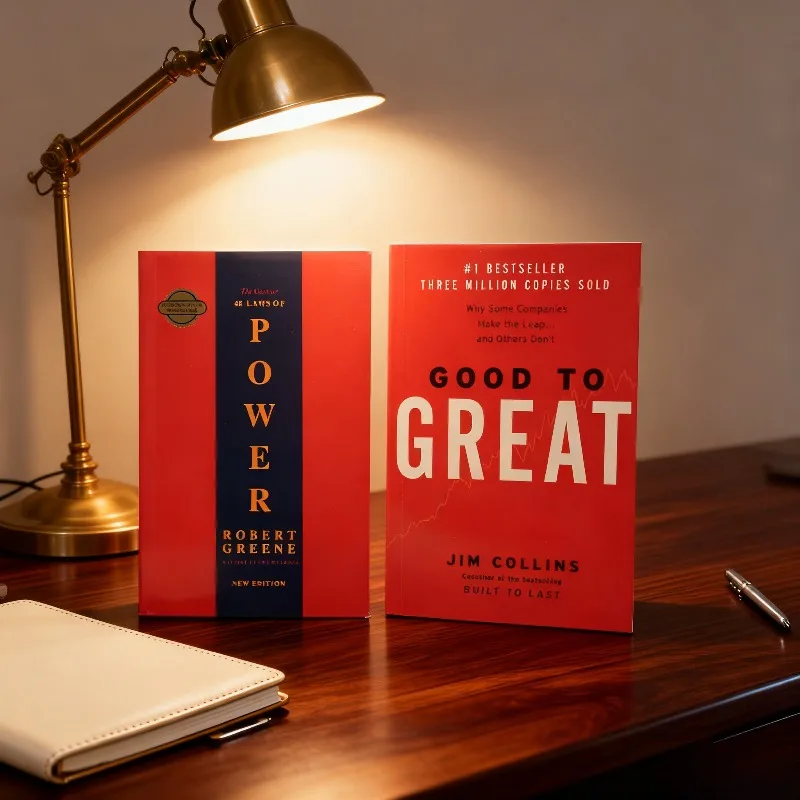 

《The 48 Laws of Power》+《Good to Great》The Laws of Power and The Flywheel to Greatness Master Strategy for Dominance Good book