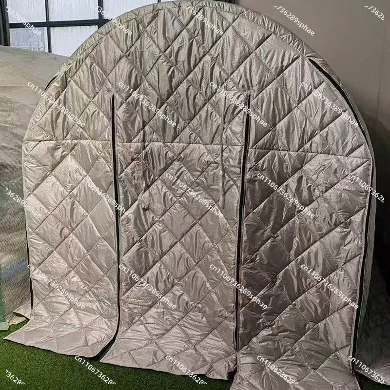 Outdoor cotton greenhouse greenhouse warm and antifreeze plants winter insulation cotton shed flower room