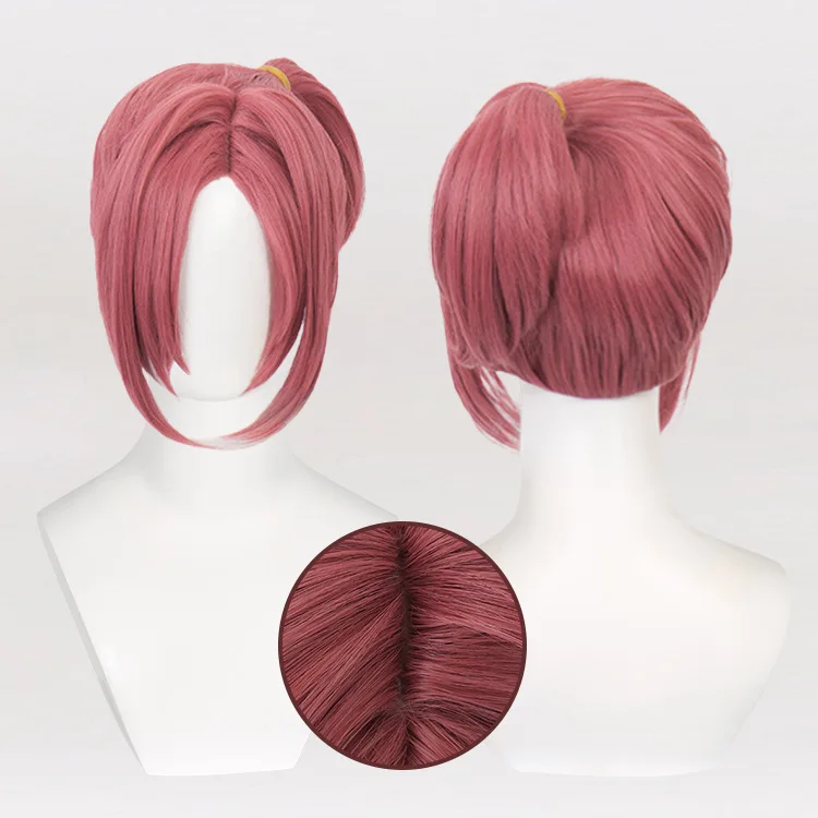 

Парик для косплея "Каракса Сёнен Ханако-кун" с тремя листами, цельный плетеный хвост, повязка на голову, стильный парик