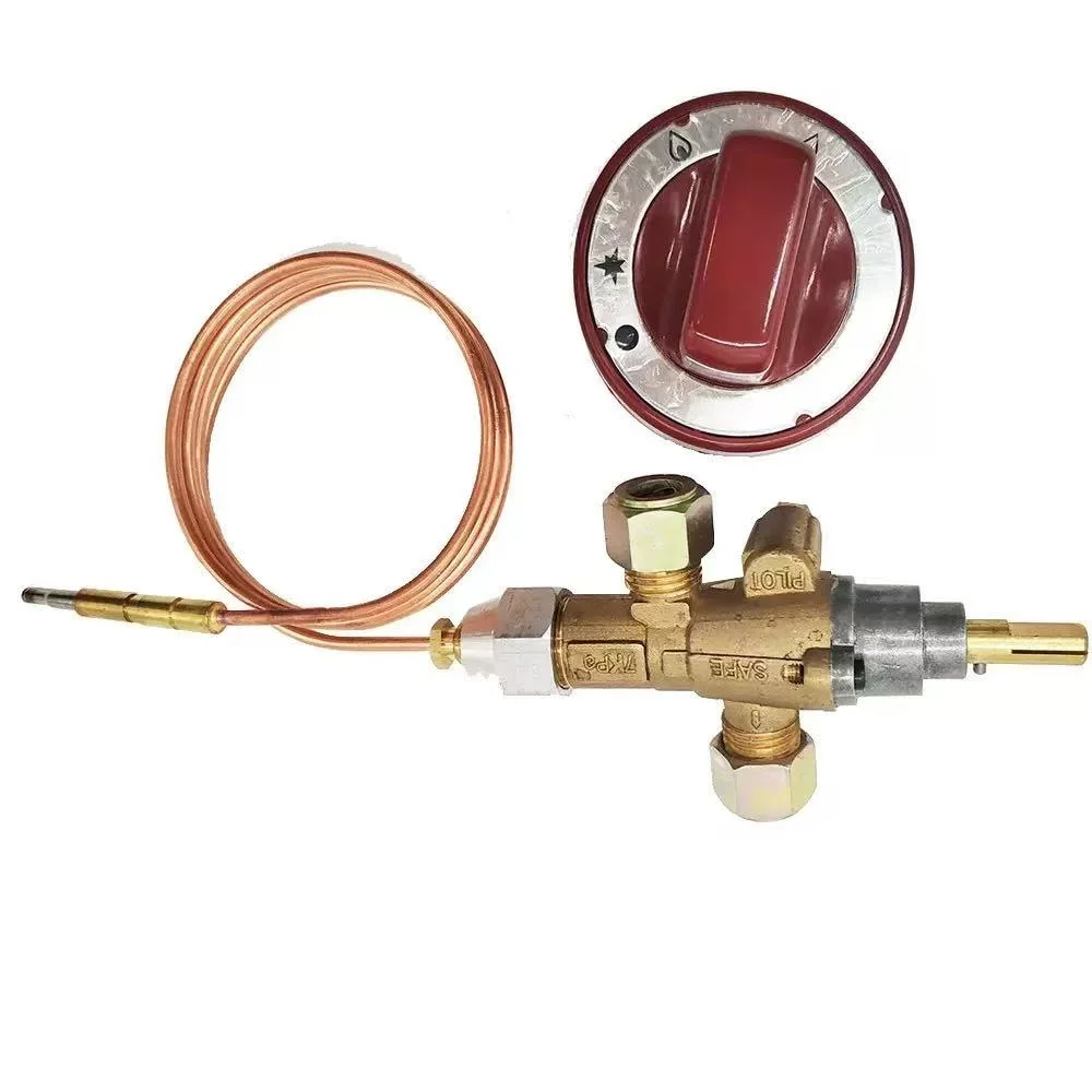 Flameout Protection Valve for Oven with 900 Mm Thermocouple And Button Control Kitchen Appliance Safety Feature