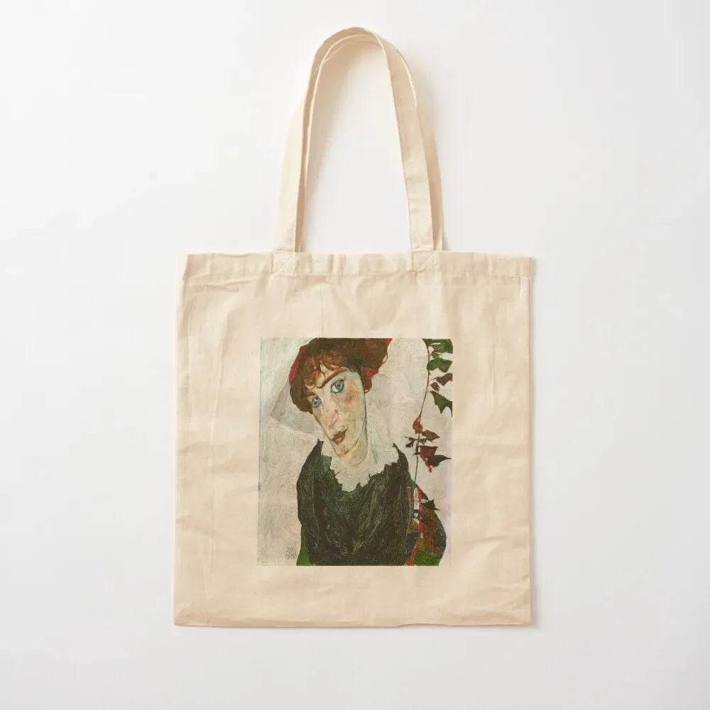 

Egon Schiele Portrait of Wally 1912 Tote Bag Beach bag canvas bags Reusable bags reusable shopping bags Bag