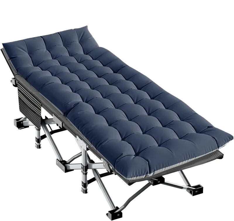 

Stainless Steel 600D Oxford Camping Folding Bed Portable Camping Beds Hiking Hunting Traveling Portable Sleeping Beds for Adults
