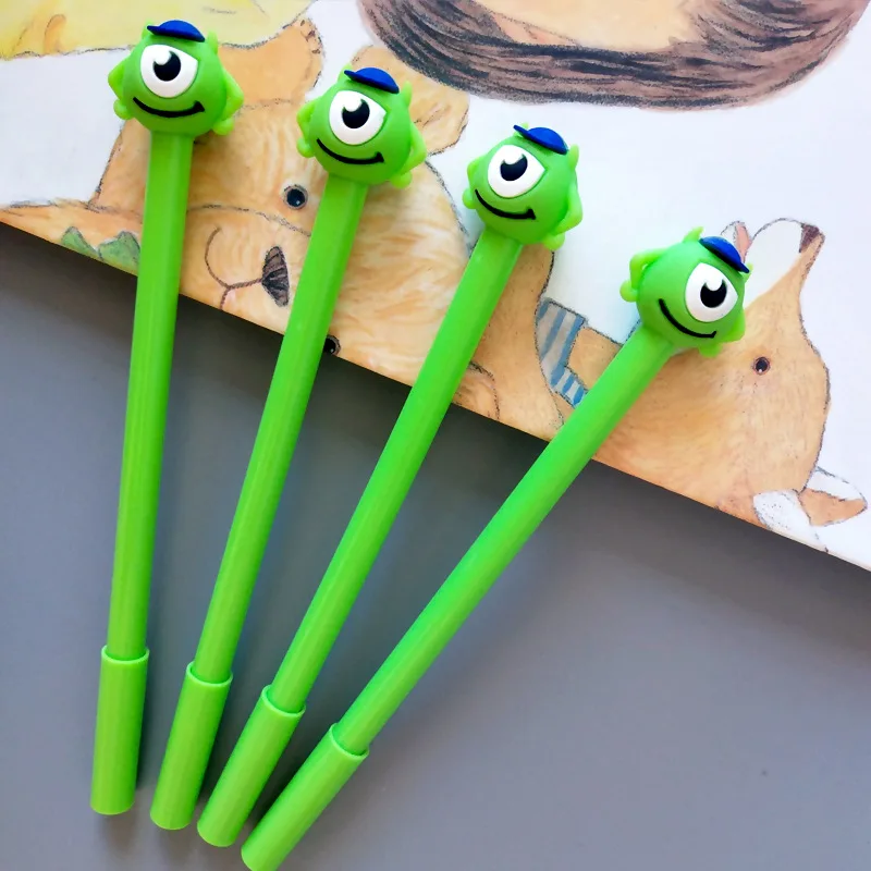 Creative Cartoon Big Eye Frog Neutral Pen Black Lovely Water Pen Student Gift School Pen Office Supplies Wholesale