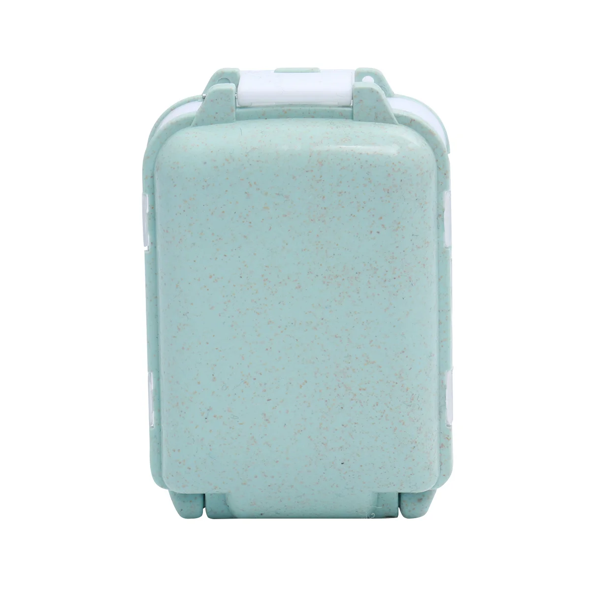 

2 pcs Portable Pill Case 3-Layer Wheat Straw Medicine Organizer Compact Travel Dispenser For Daily Use Small Essentials Storage