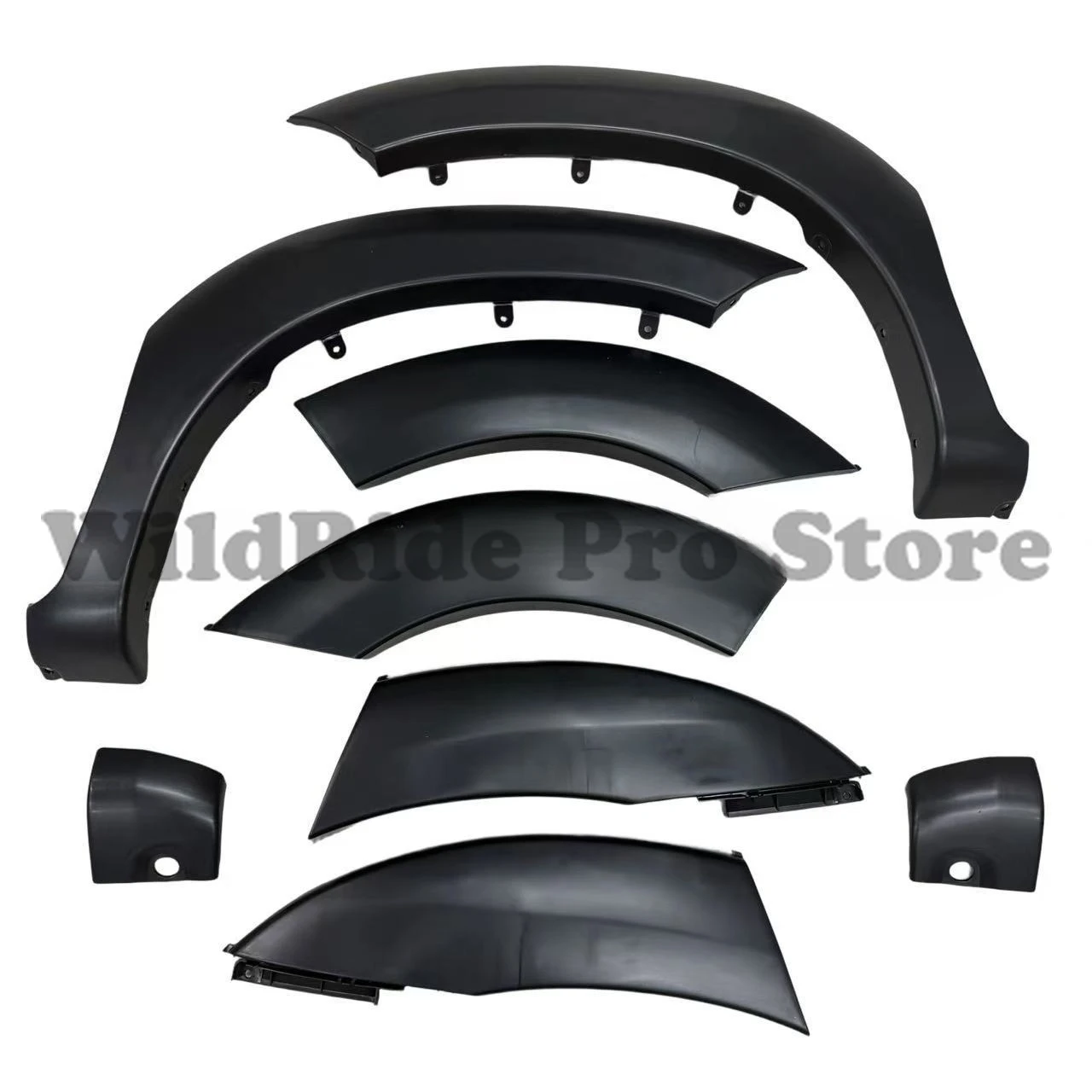 For Toyota Fortuner 2012 ABS Factory Style Fender Flares Heavy Duty Direct Fit Mudguards SUV Off-Road Wheel Arch Replacement 6