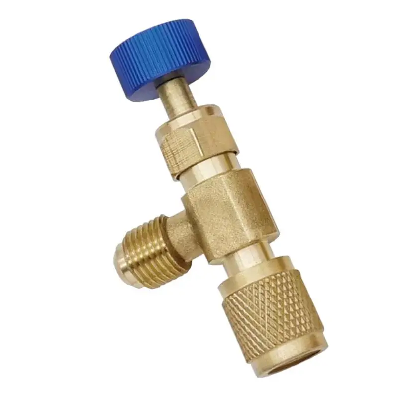 Liquid Safety Valve Copper Aluminum Fluorine Safety Valve Air Conditioner Ball Valve Versatile Air Conditioning Fluoridated