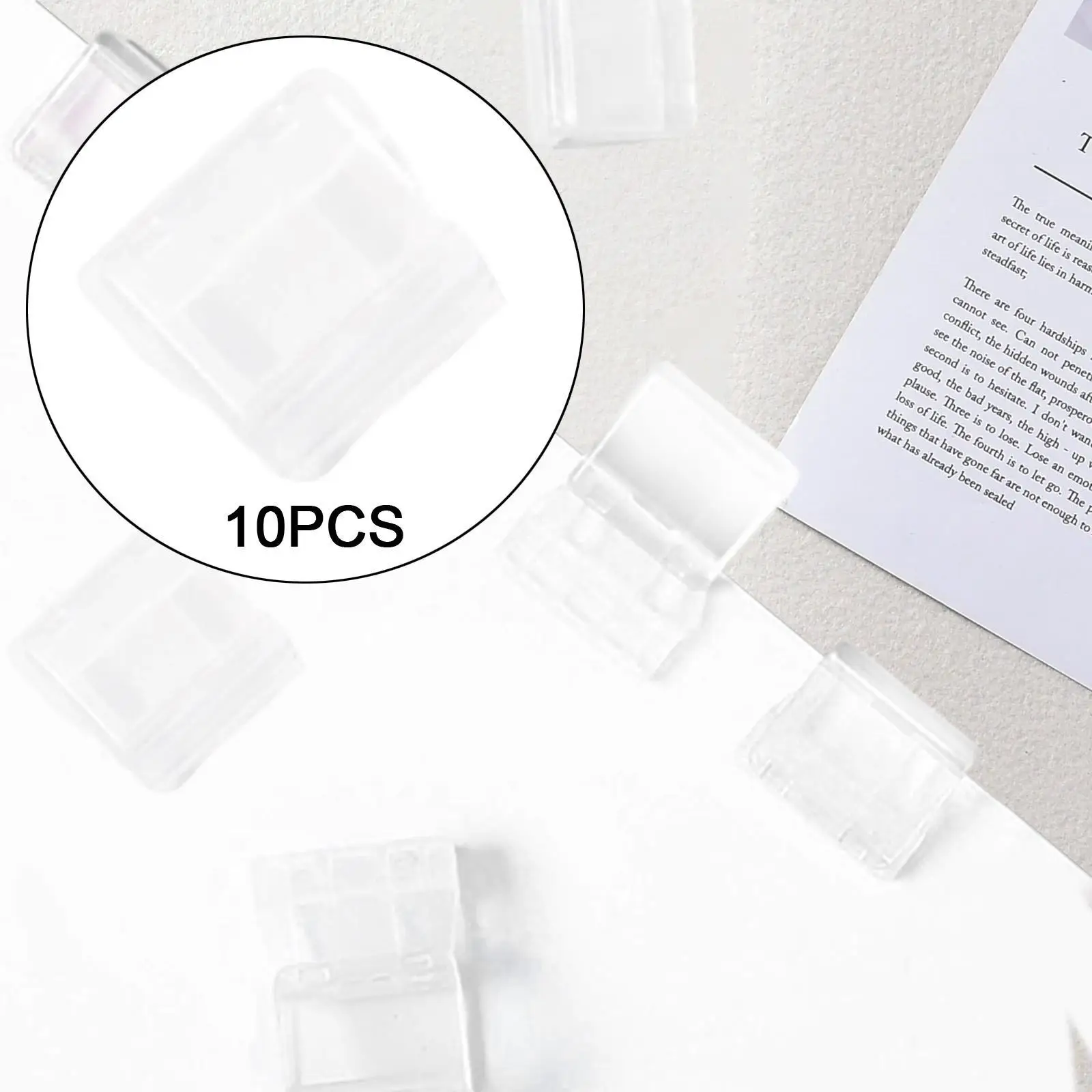 10x Paper Clips Hinge Clip Portable Binder Paper Clip Clamps Slide Clips File Clamp for Tags Shops Food Bags Home Pictures