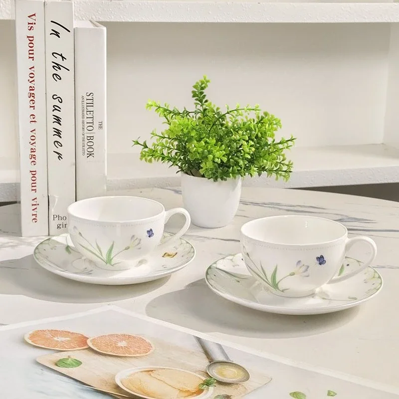 

Керамический чайник для дома и кухни, набор тарелок для кофейной кружки, практичная посуда для ежедневного завтрака, чая, кофе, дома