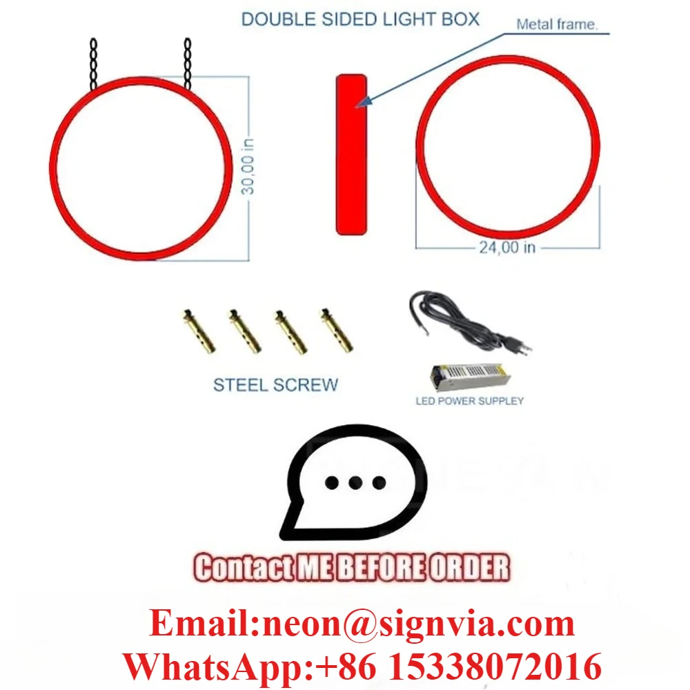 صندوق إضاءة مخصص - لافتات شعار نيون LED ساطعة مخصصة، معدن وأكريليك مصنوعة لأجواء المنزل وعلامة ترويج الأعمال