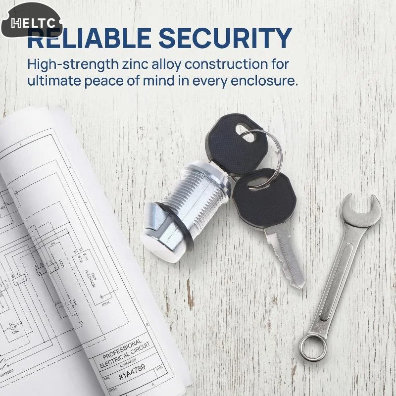 Zinc Alloy Cylindrical Lock Cabinet Lock Door Lock Useful Lock Padlock With 2 Keys For Secure File Drawer Door Mailbox RV Truck