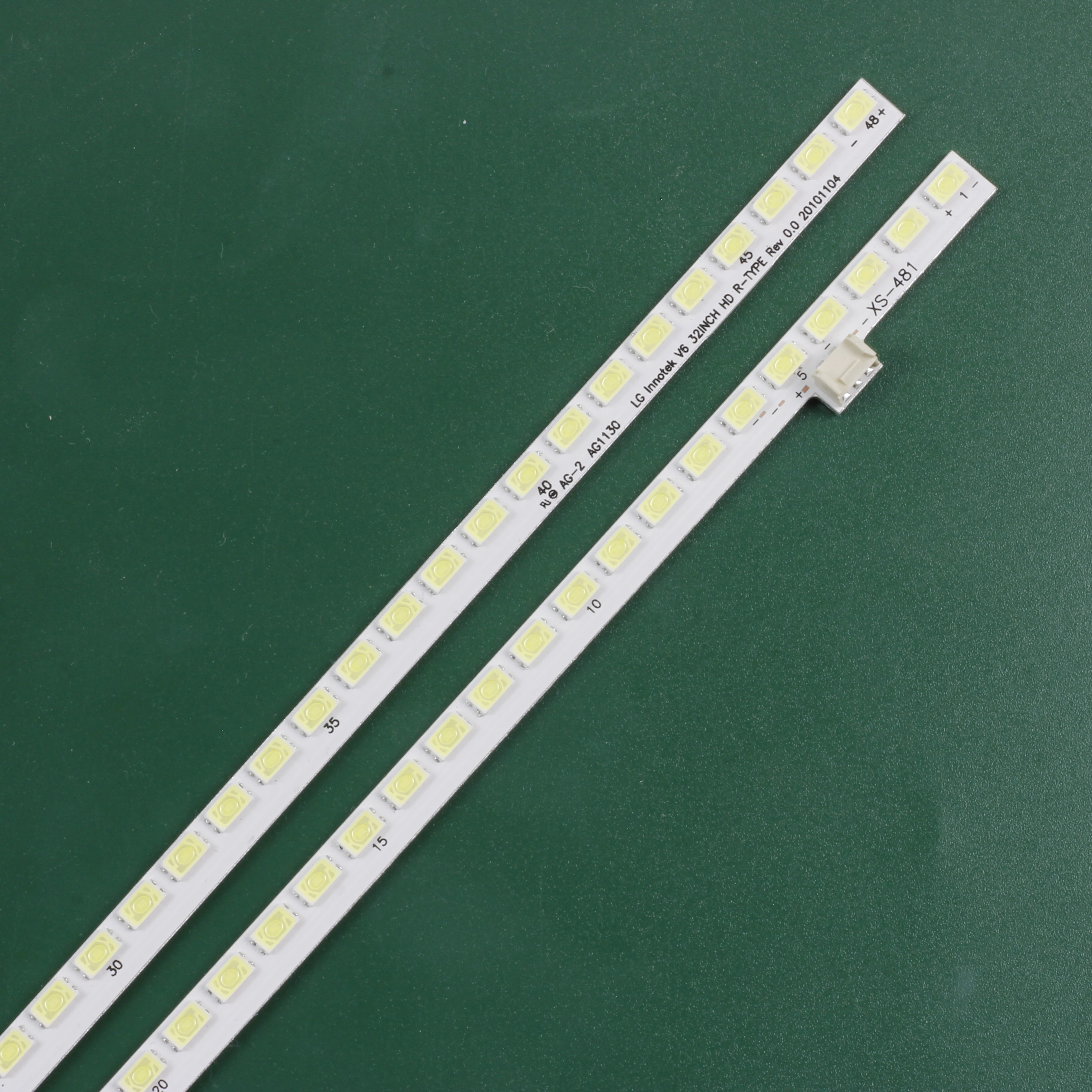 LED Backlight Strip 48led สําหรับ Innotek V6 32 นิ้ว HD L-TYPE R 32PFL5406H 32LV2500 32PFL5306 LC320EXE LC320EXN 32LV250U 32E72RA