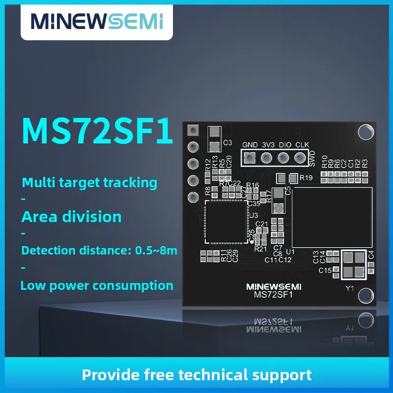 Innovative 60GHz Millimeter Wave Radar Module MS72SF1 High Precision Sensor In Stock