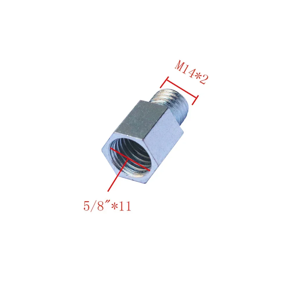 

Angle Grinder Interface Connector Converter Adapter 1.5mm Thread Pitch Silver M14 M10 M16 5/8 Adapter For Angle Grinder Polisher